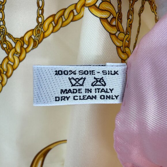 Christian Dior Silk Scarf Pink - Picture 8 of 9